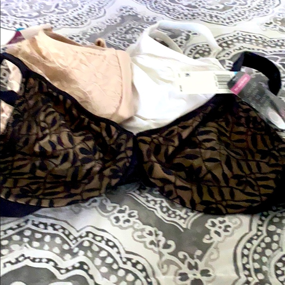 3 new Olga minimizer bras. Selling all 3 together.
